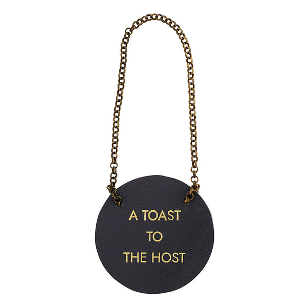 A Toast to the Host Bottle Tag