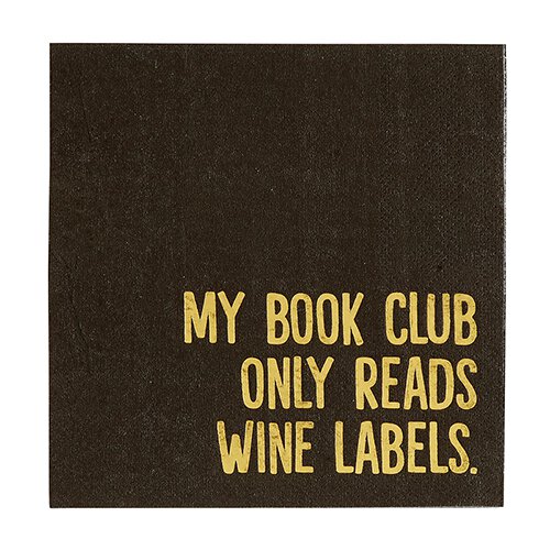 Cocktail Napkin- Book Club