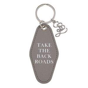 Take The Back Roads Keychain