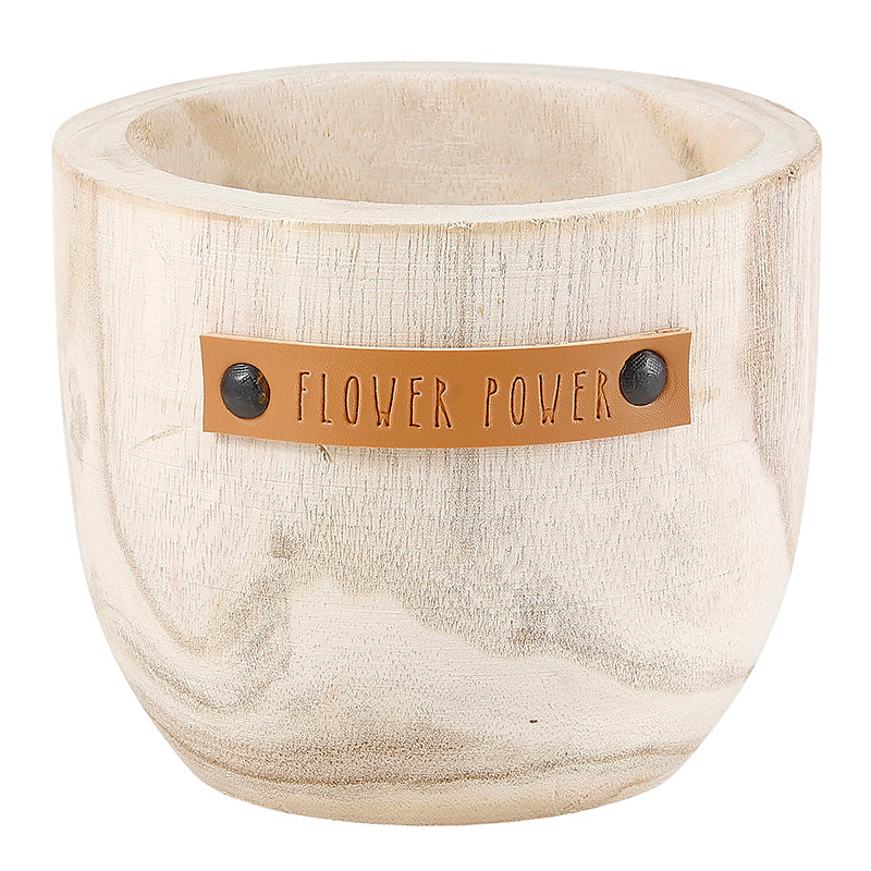 Flower Power Wood Planter