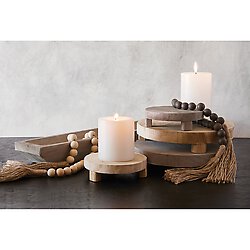 SMALL WOOD RISER - PAULOWNIA WOOD