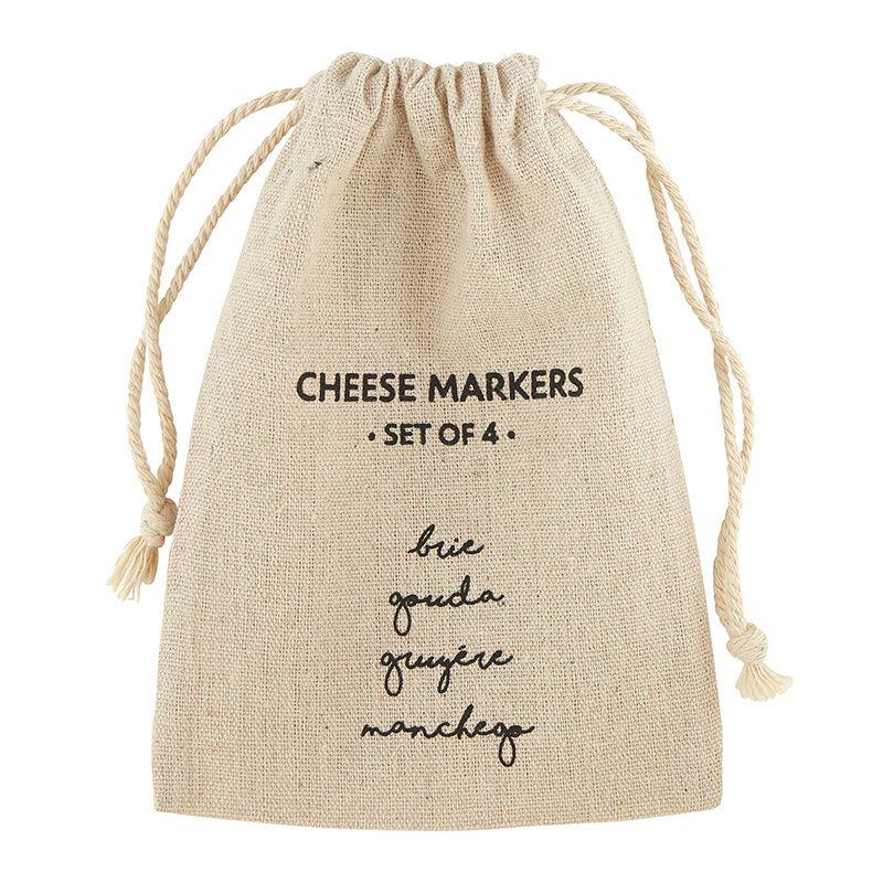 Set of 4 Cheese Markers