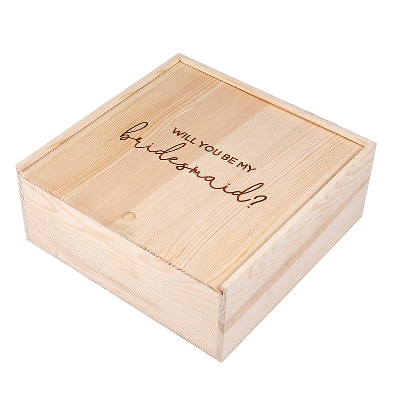 Wooden Bridesmaid Box