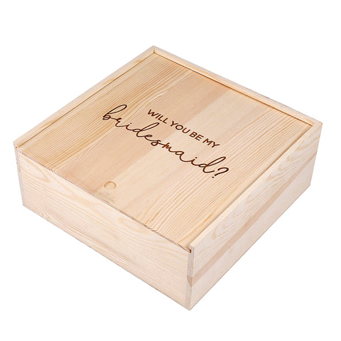 Wooden Bridesmaid Box