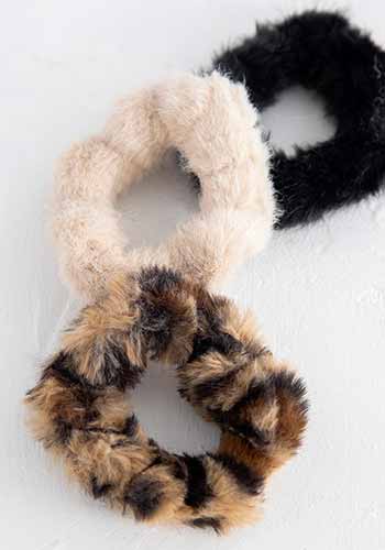 Furry Scrunchies
