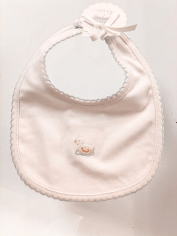 French Knot Duck Bib