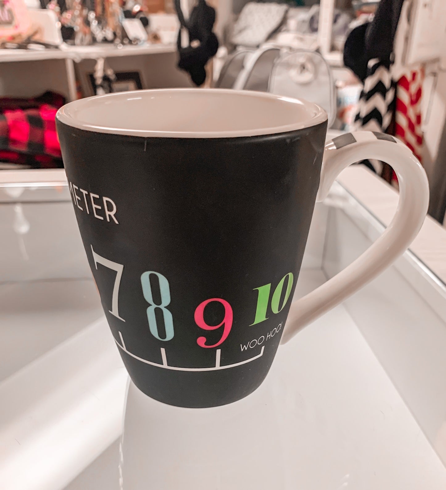 Morning Meter Chalkboard Mug