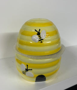 Ceramic Beehive Stacked Set Salt & Pepper