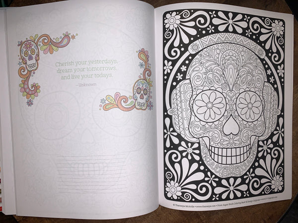 Coloring Book- Sugar Skulls