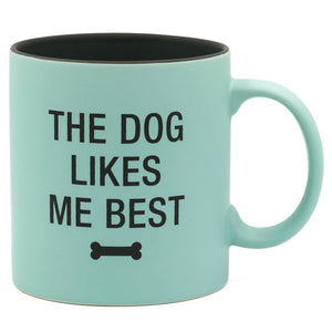 The Dog Likes Me Best Mug