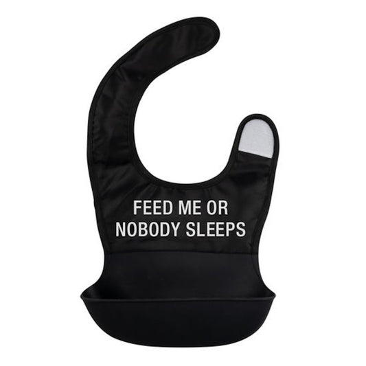 Feed Me Nylon Silicone Bib