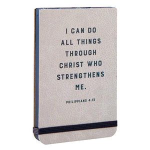 Heartfelt Notepad- Through Christ