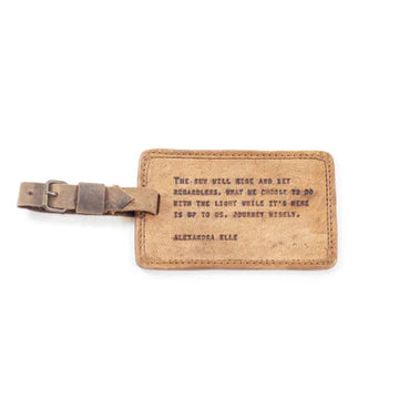 Leather Luggage Tag