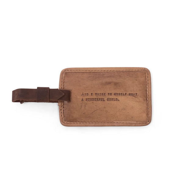 Leather Luggage Tag