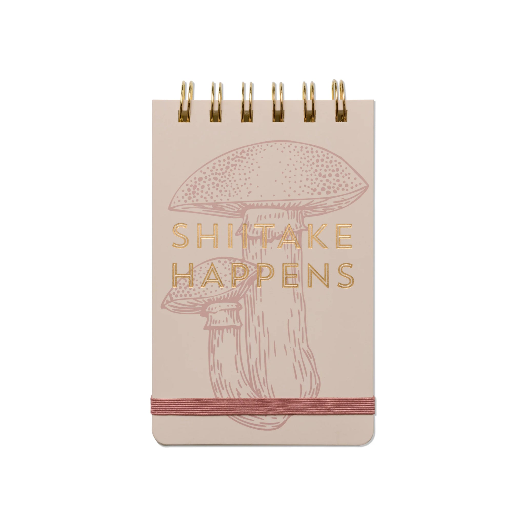 Vintage Notepad - "Shiitake Happens"