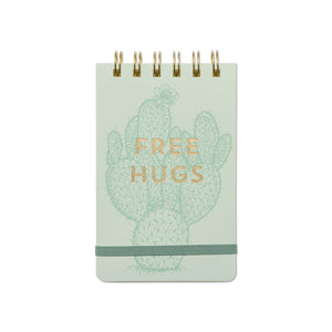 Vintage Notepad - "Free Hugs"