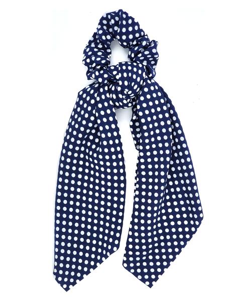 Mini Polka Dots Hair Scrunchie