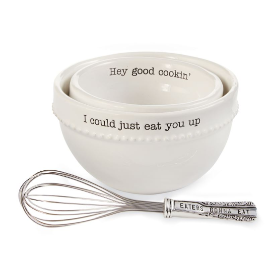 Hey Good Cookin' I Could Just Eat You Up Bowl Set
