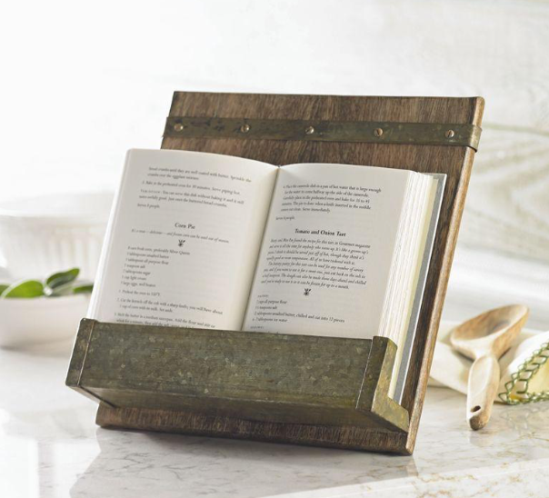 Rustic Cookbook Holder