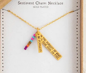 Fearless Sentiment Nacklace