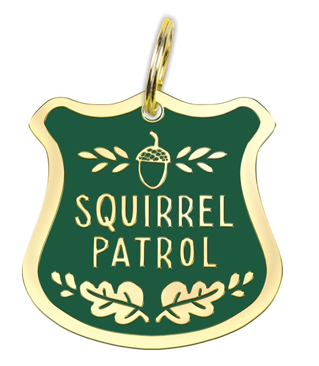 Squirrel Patrol Dog Tag
