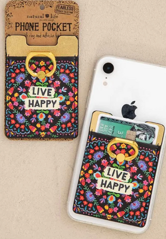 Live Happy Phone Pocket