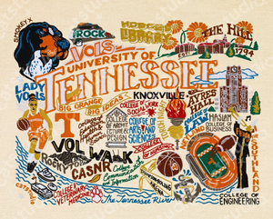 University of Tennessee Fine Art Print