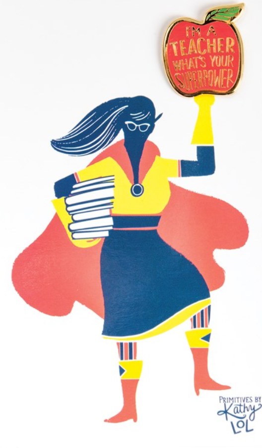 What's Your Superpower Pin