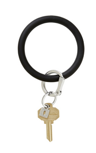Big O Silicone Key Ring - Back in Black