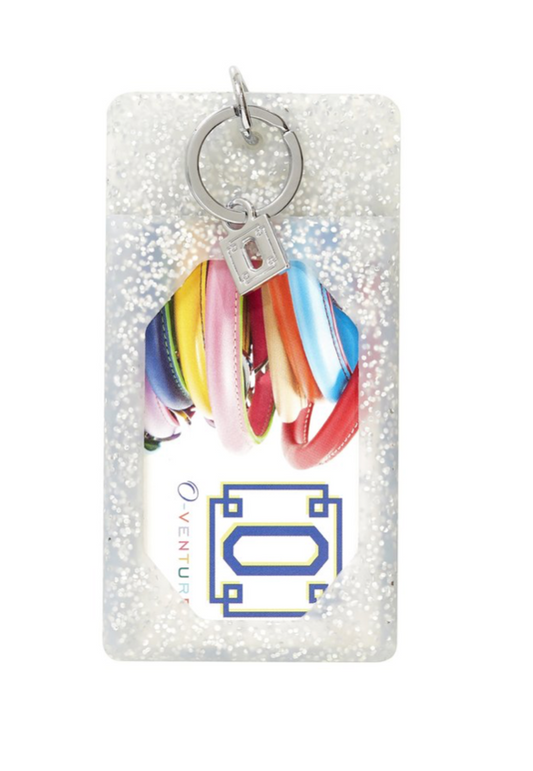 Ossential Silicone ID Case - Silver Confetti