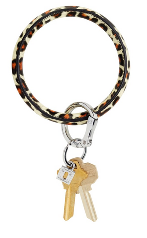 Big O Leather Key Ring - Cheetah