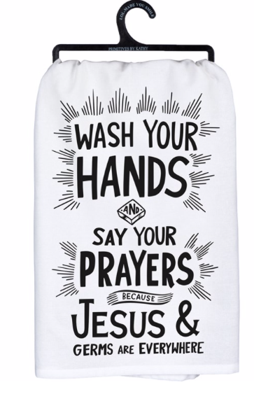 Wash Your Hands Dish Towel