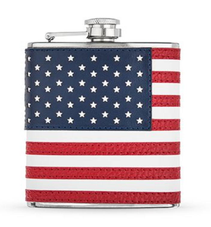 American Flag Flask