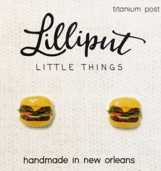 Cheeseburger Earrings