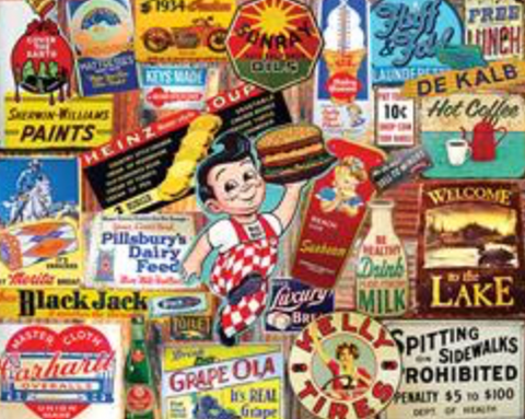 Vintage Signs Puzzle