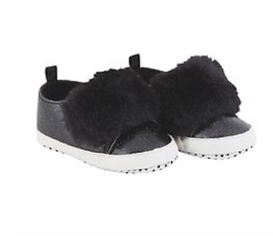 Black Fur Shoes