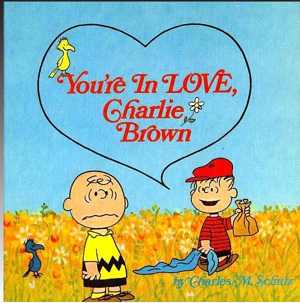 You're in Love Charlie Brown Book