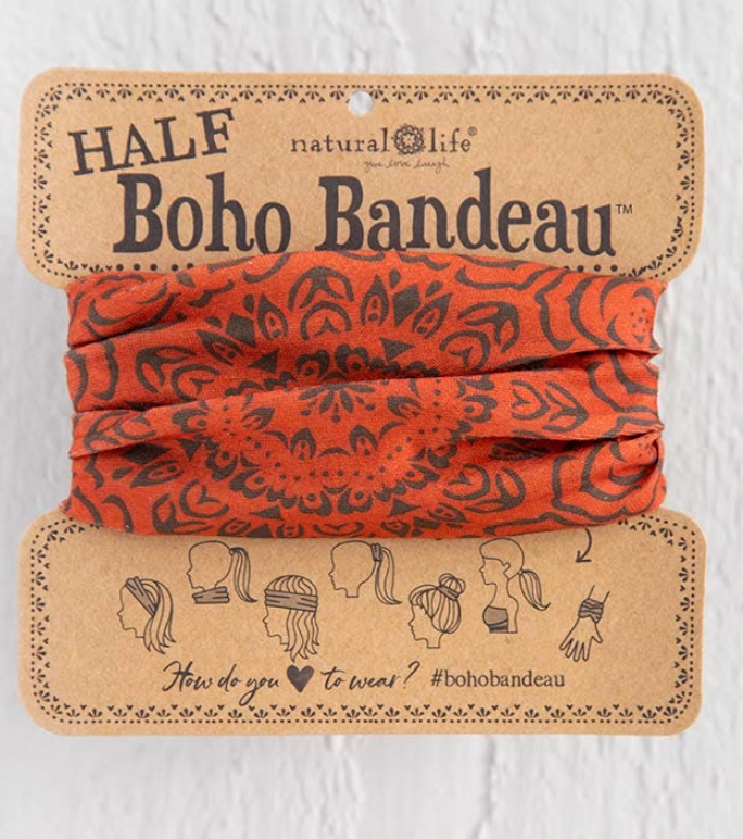 Rust and Cocoa Half Bandeau