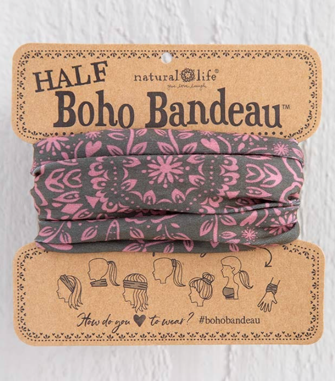 Olive And Blush Half Bandeau