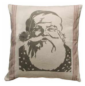 Santa Face Pillow