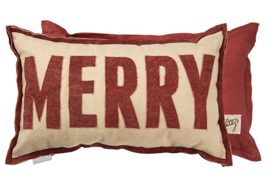 Merry Red Pillow