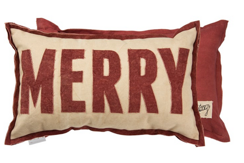 Merry Red Pillow