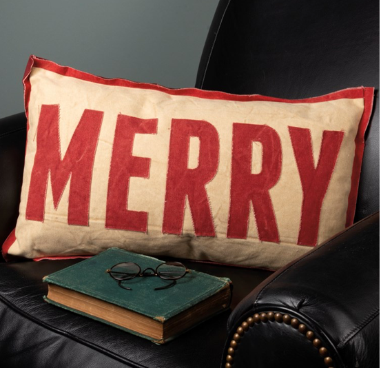 Merry Red Pillow