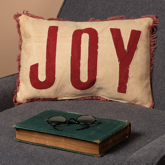 JOY Red Pillow