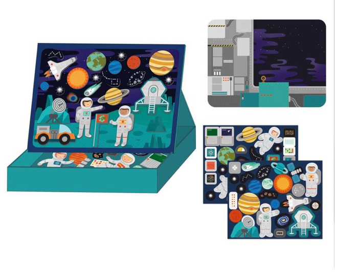 Magnetic Play Scene Outer Space