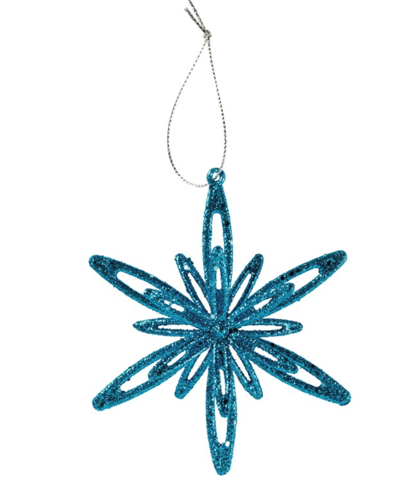 Blue Flower Ornament