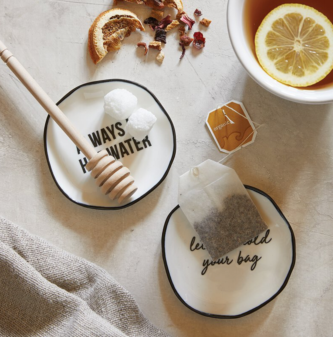 Tea Bag Rest- Hot Water