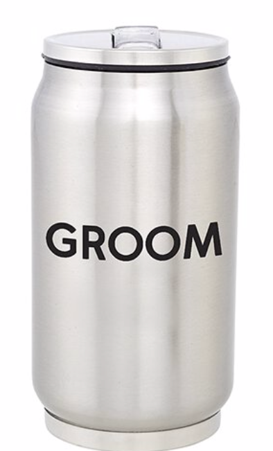 Groom Stainless Steel Can