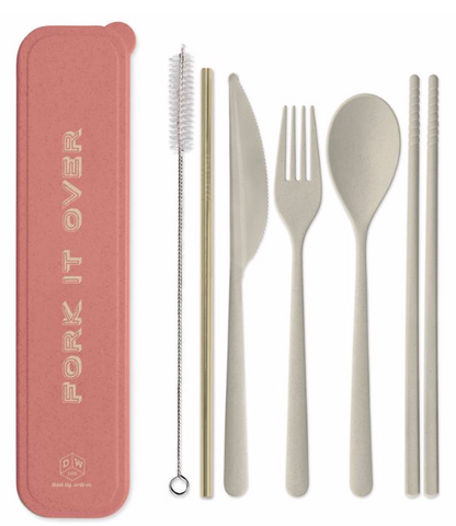 Terracotta Portable Flatware Set