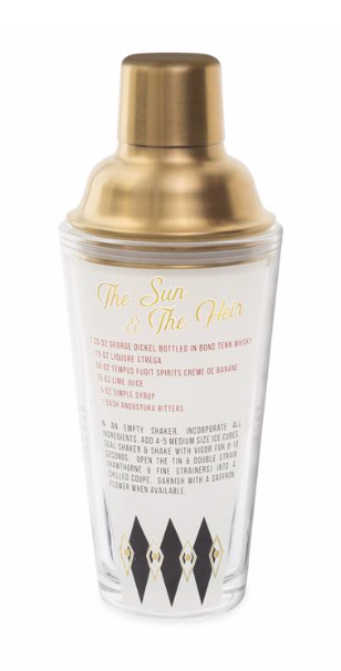 Retro Recipe Cocktail Shaker